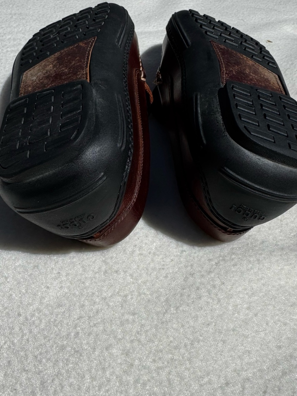 Gucci women Dark Brown Leather Horsebit Loafers - Picture 5 of 7
